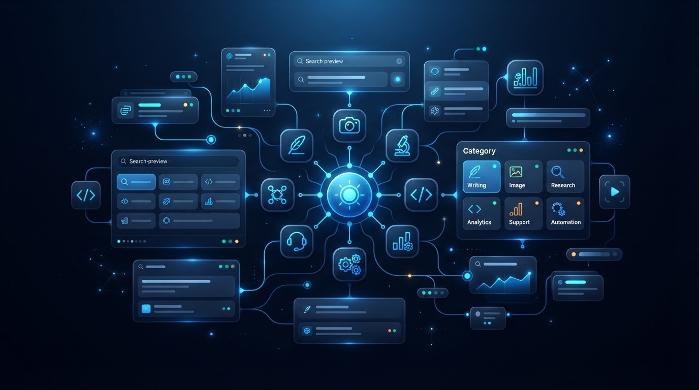 AI tools directory: Find tools by category and use case