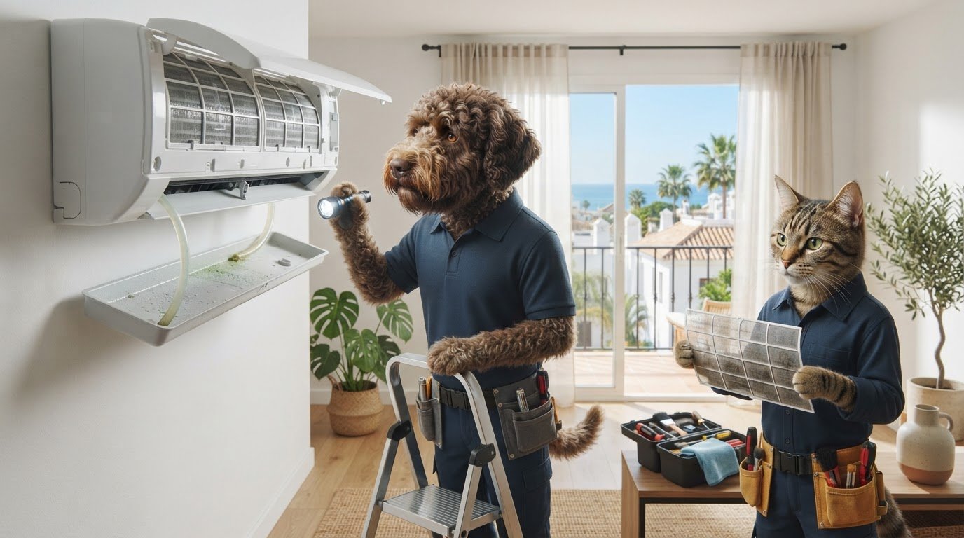 Air conditioner smells like vinegar? Causes and fixes