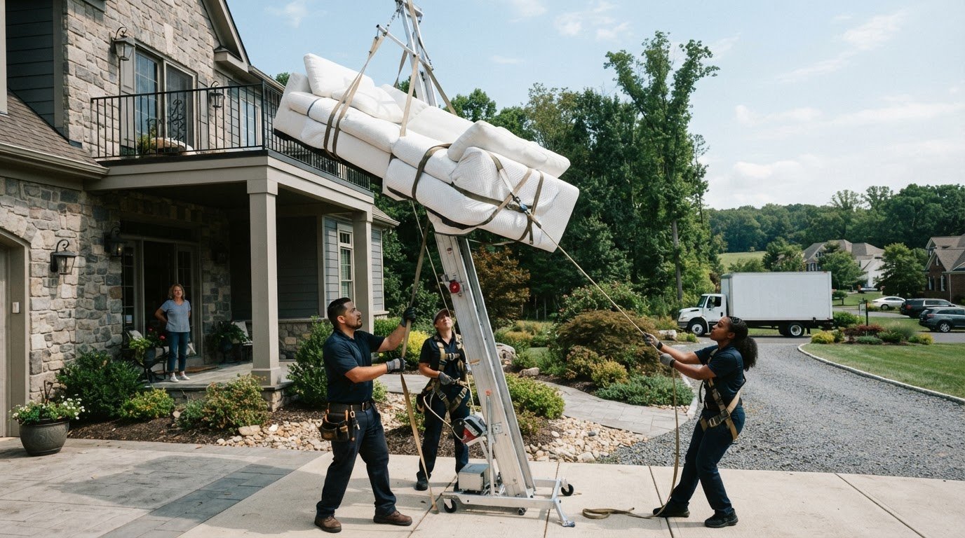 Aldie Furniture Lift Service: How to Move Bulky Pieces Safely
