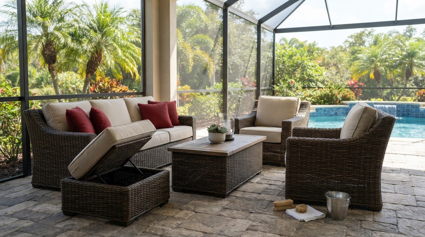 All-Weather Wicker Furniture Care for Cleaning and Protection