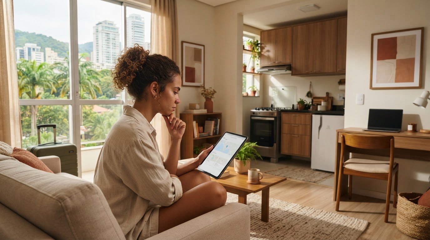Aluguel de apartamento por temporada: como escolher bem em 2026