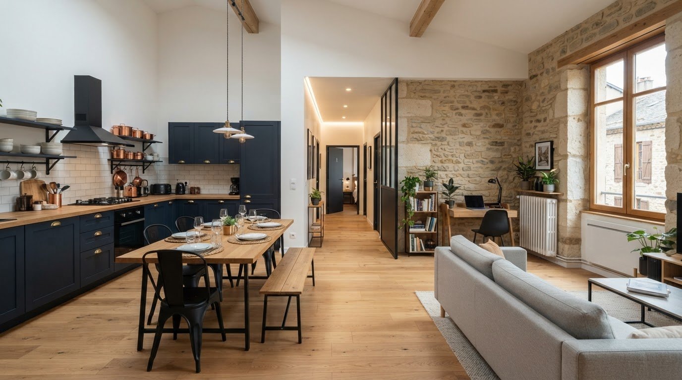 Aménagement intérieur d’une colocation en Aveyron : concevoir un logement fonctionnel