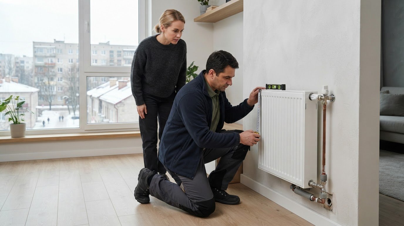 Apkures radiatoru uzstādīšana dzīvoklī: praktisks ceļvedis