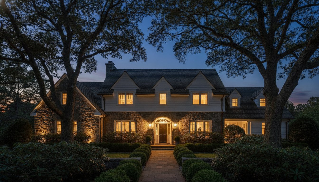 Architectural Lighting for Homes in CT: Elevating Your Property’s Nighttime Persona