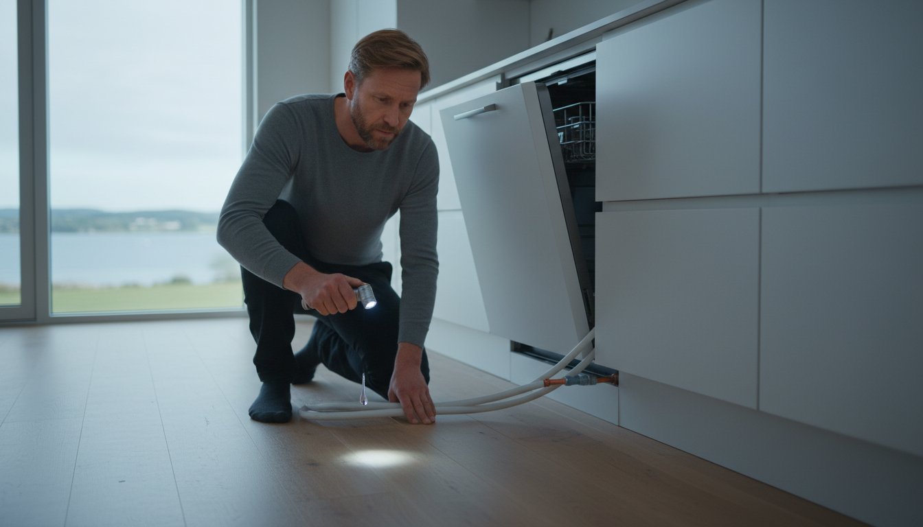 Undgå vandskade fra utæt opvaskemaskine: Guide til et tørt køkken 💧