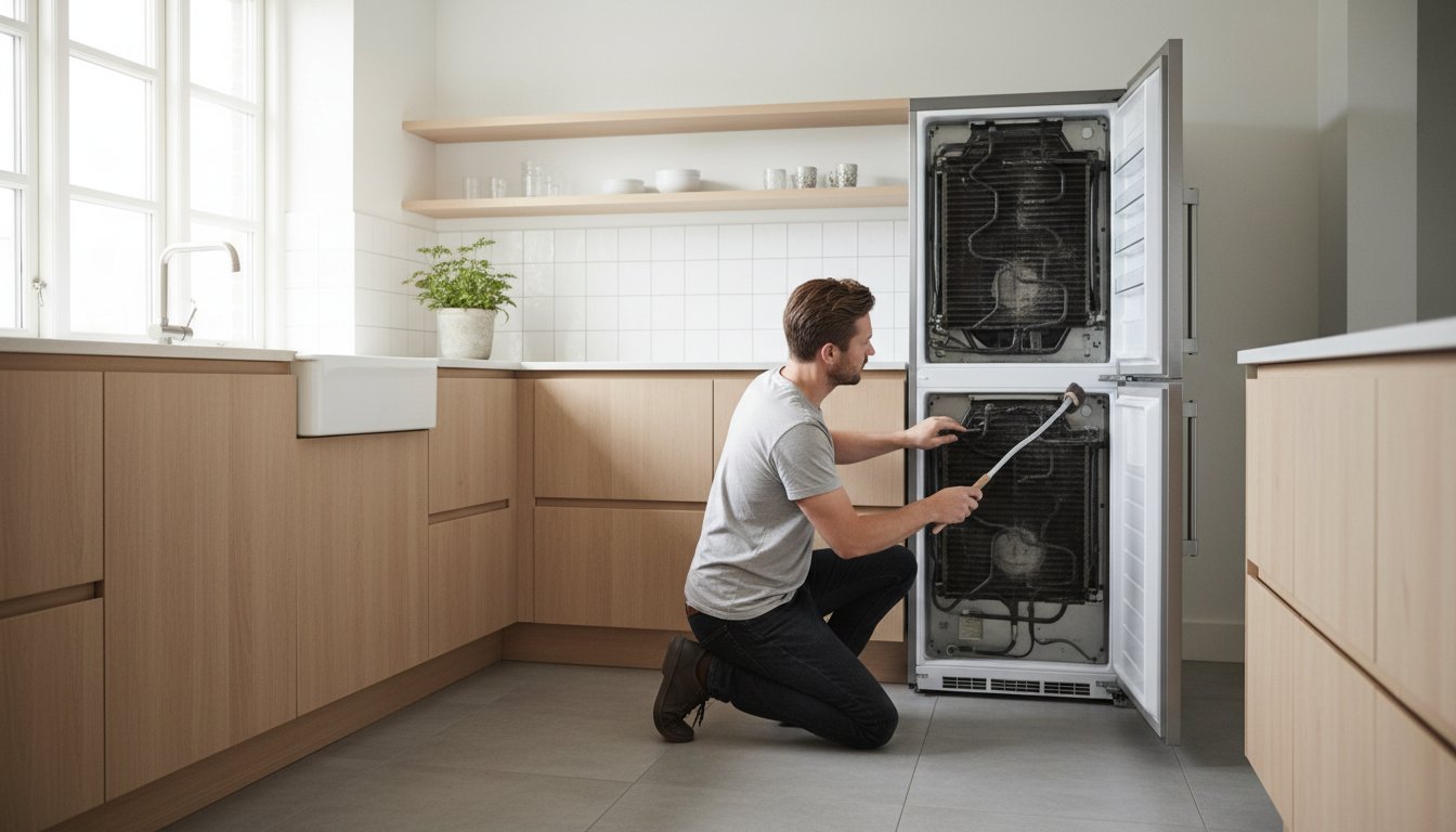 Køleskab brummer konstant og bliver varmt? Sådan fikser du det selv! 🛠️