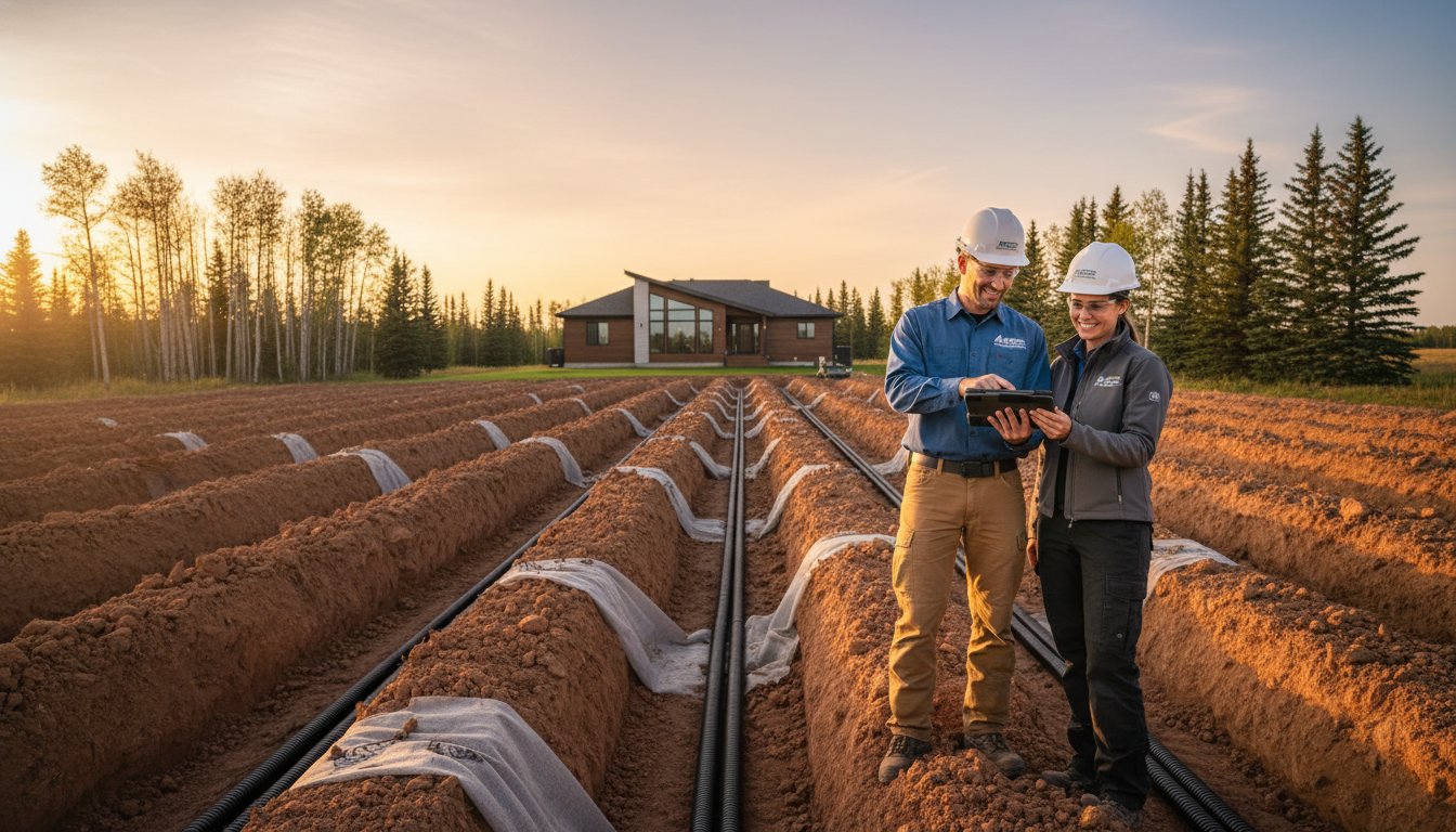 Septic Field Installation in North Central Alberta: The Complete 2026 Homeowner’s Guide