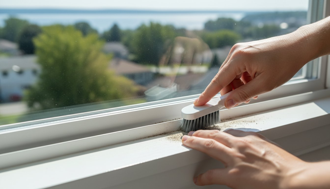 How to Clean Vinyl Window Tracks: The Professional Homeowner's Guide