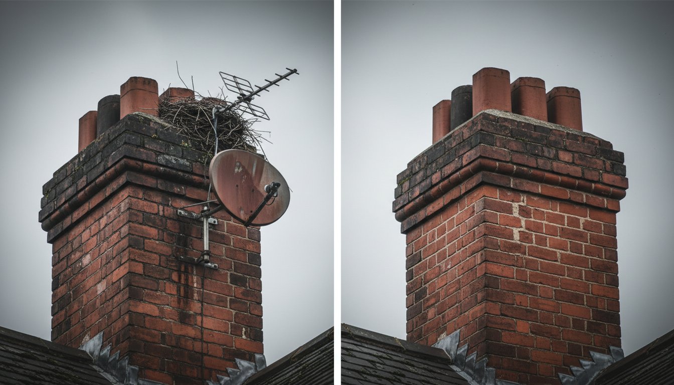 Safe Aerial Removal from Chimney: A Professional UK Guide for 2026