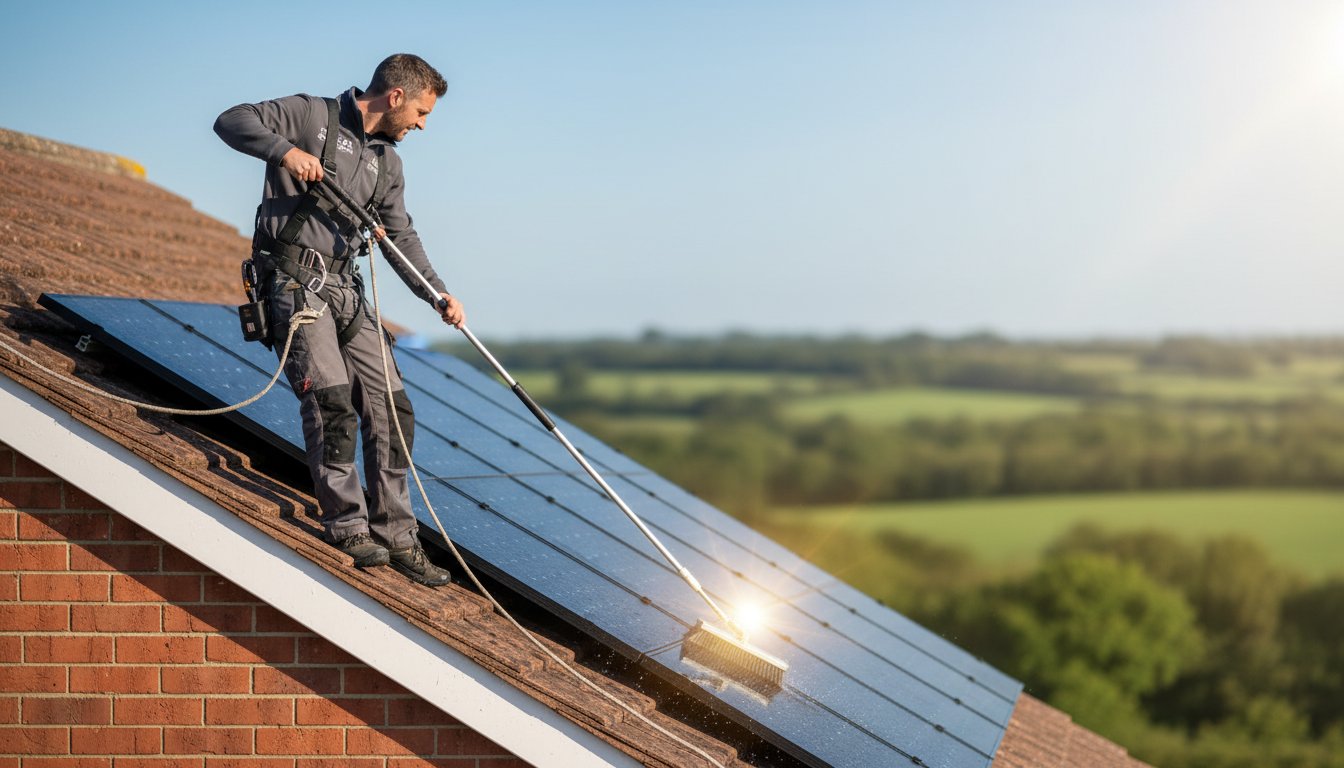 Solar Panel Maintenance & Cleaning in Staffordshire: 2026 DIY vs. Professional Guide