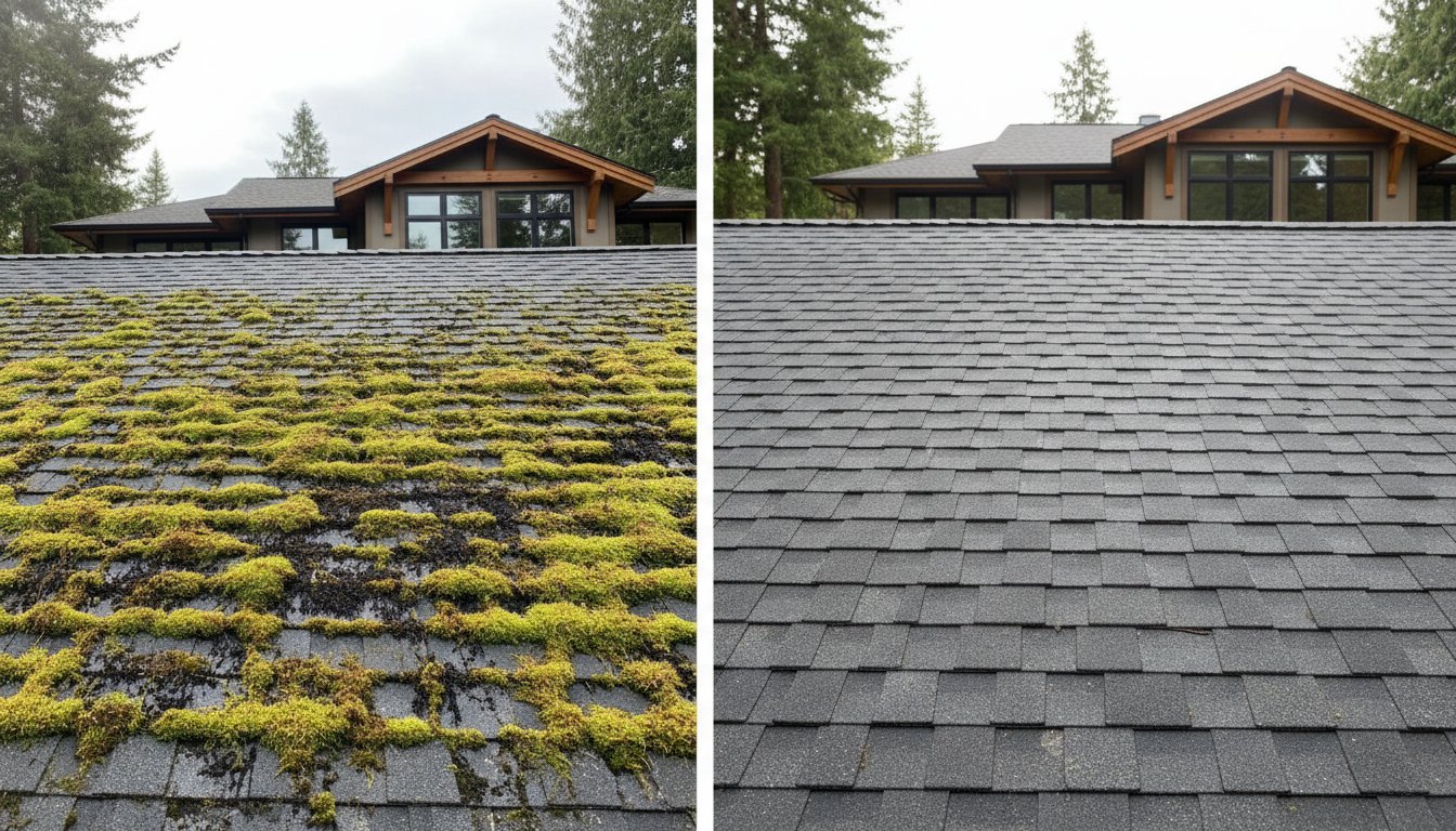 Roof Cleaning Services in Nanaimo: Protect Your Home from Moss & Damage