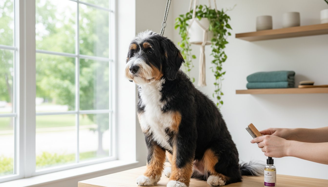 Bernedoodle Groomer Wheaton: Holistic Care for Your Doodle's Unique Coat