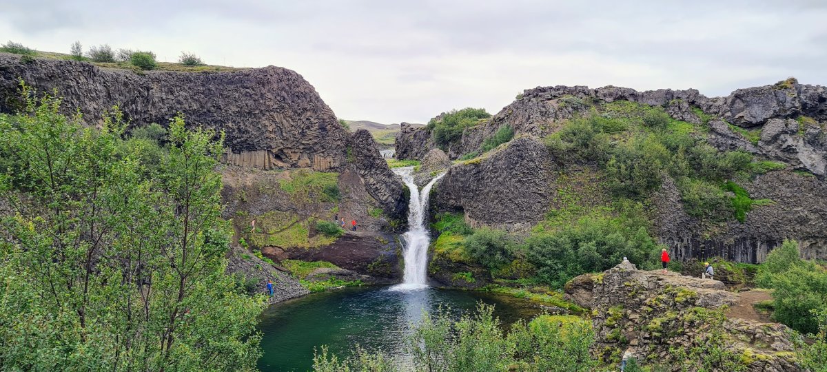 Gjáin in Þjórsárdalur | Gjáfoss Waterfall