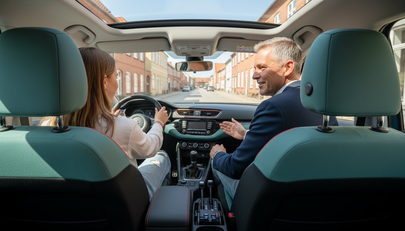 Tålmodig kørelærer til nervøse elever i Lemvig: Find roen bag rattet hos Brinks Køreskole 🚗
