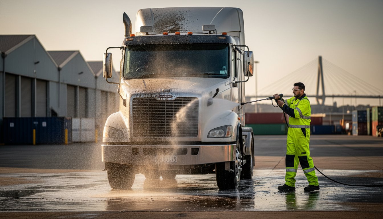 Mobile truck washing quotes melbourne