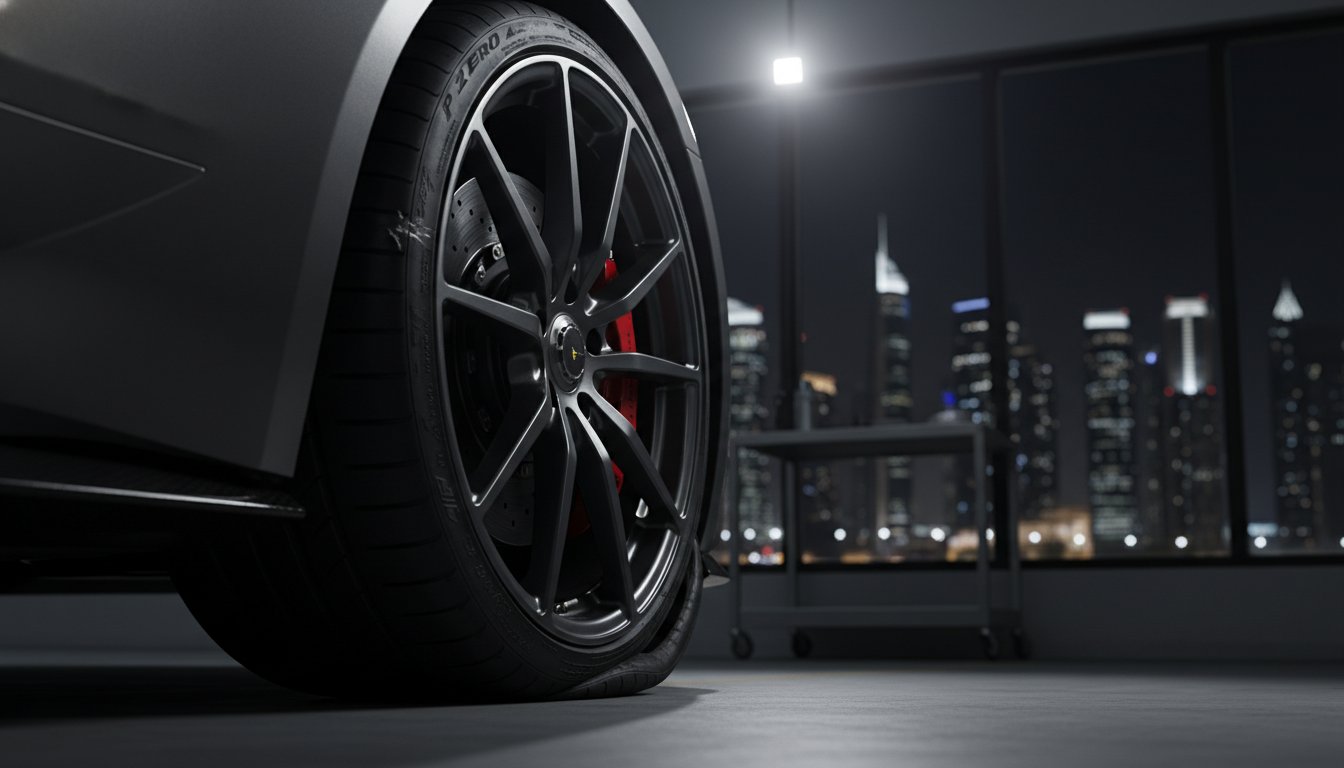 Run-Flat Tyre Damage & Repair: The Luxury Car Owner’s Guide to Dubai Roads