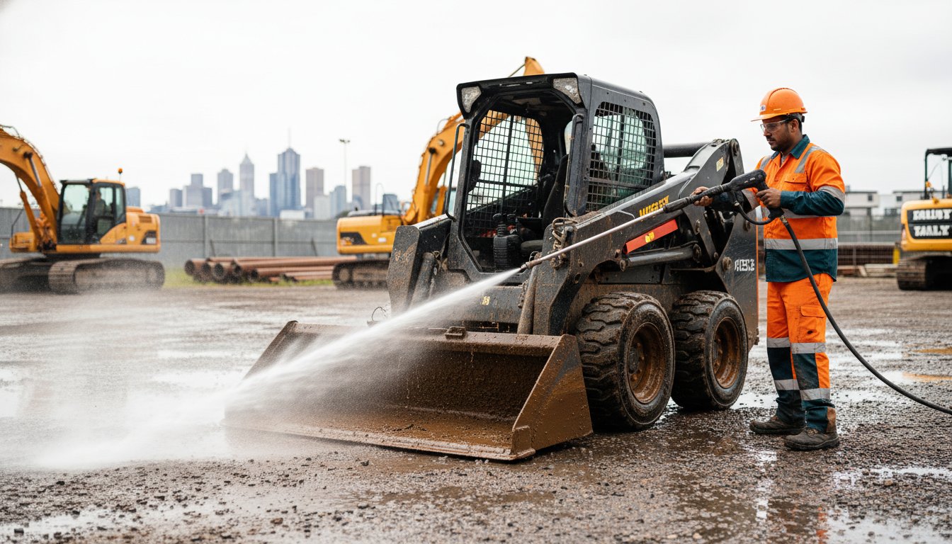 On-Site Bobcat and Skid Steer Cleaning in Melbourne: The 2026 Maintenance Guide