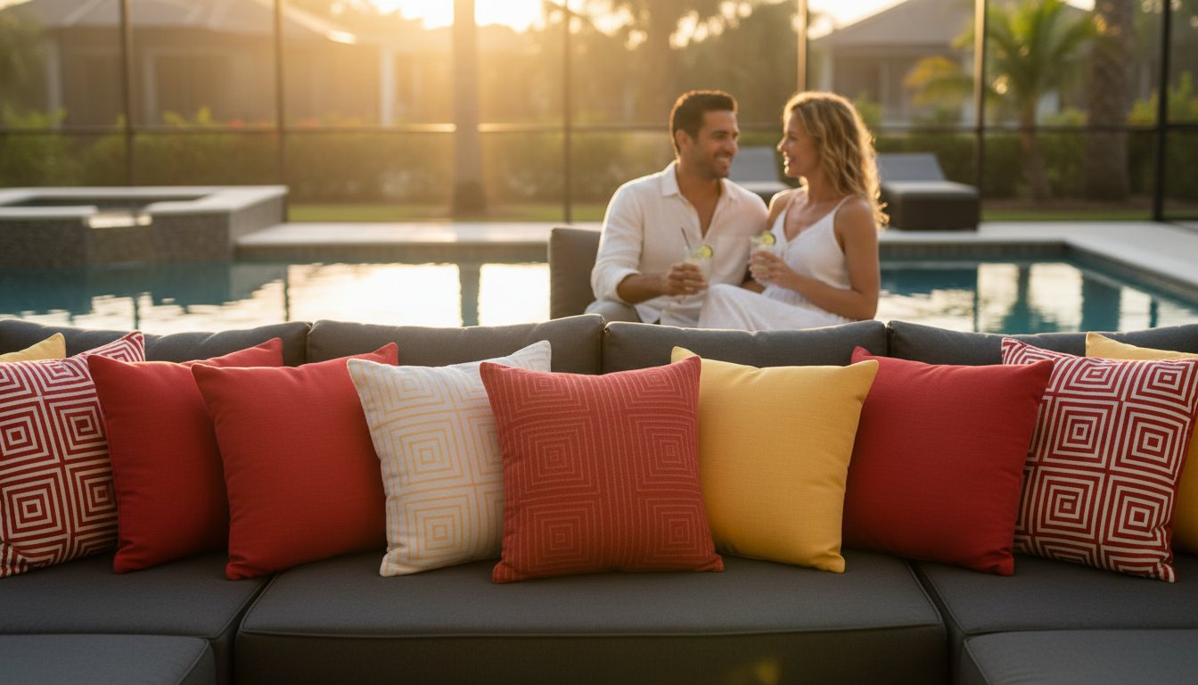 How to Style and Maintain Outdoor Throw Pillows in Fort Myers
