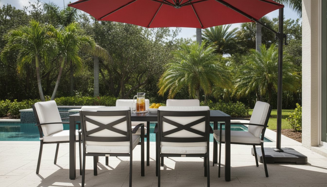 How to Choose the Right Outdoor Dining Set Material for Florida Homes