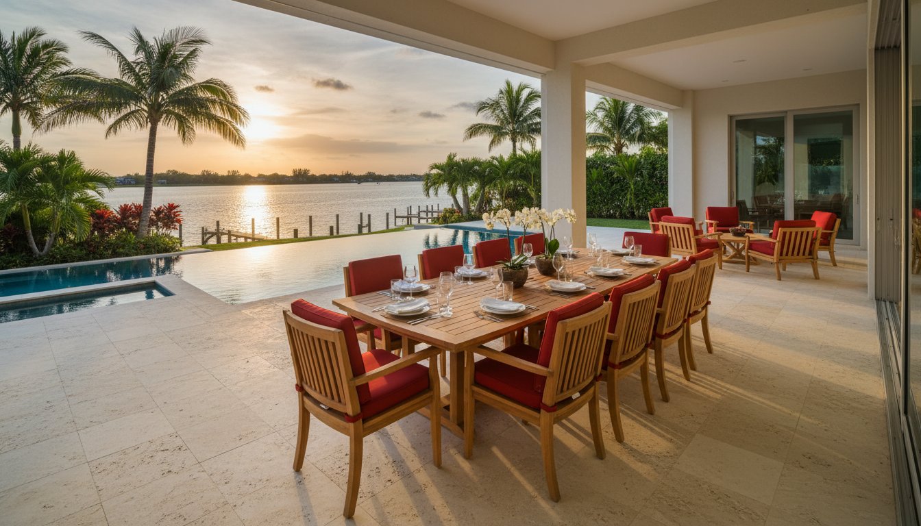 Choosing the Perfect Teak Dining Set for Your Punta Gorda Home