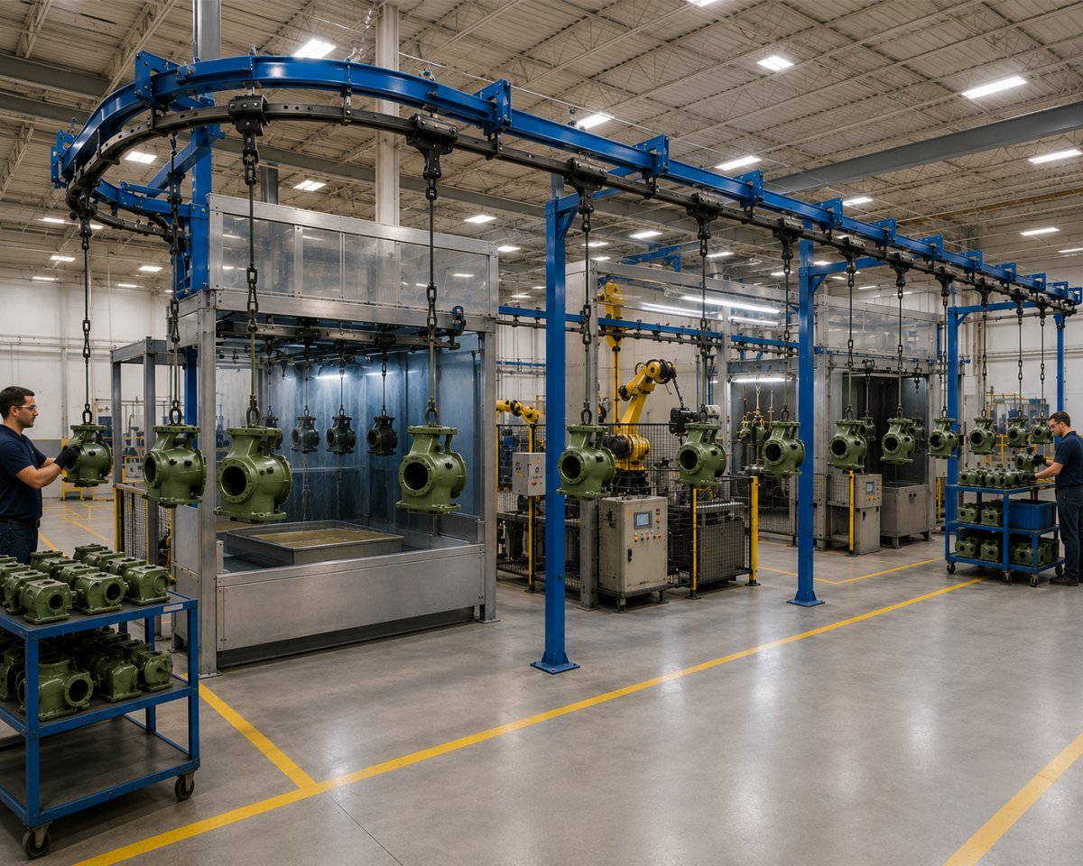 overhead conveyor system - available from Jealco