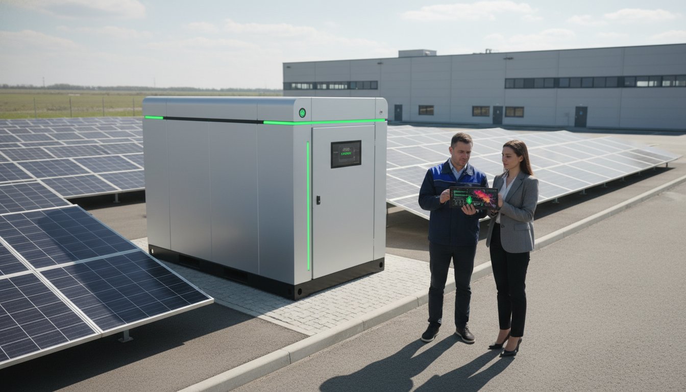Baterie Stocare Energie Industrială: Studiu de Caz și Ghid de Eficiență 2026