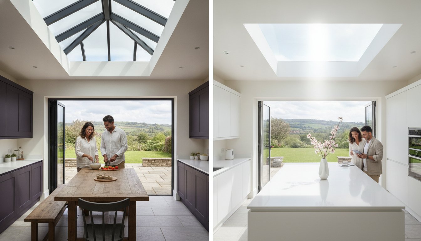 Roof Lantern vs Flat Skylight: Pros and Cons for Your Yorkshire Home (2026)