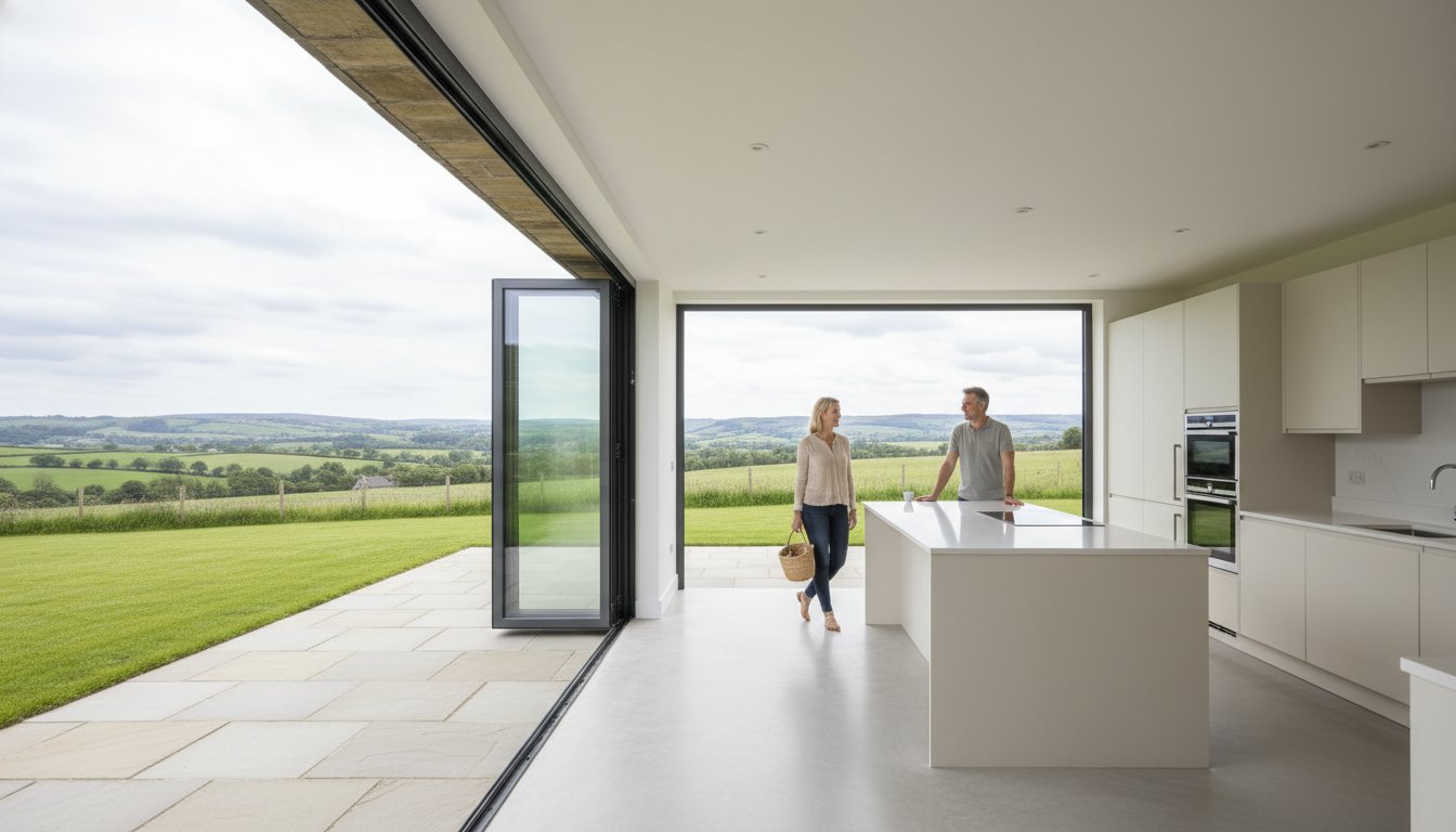 Slimline Bifolding Doors in Bradford: Maximising Light and Yorkshire Views