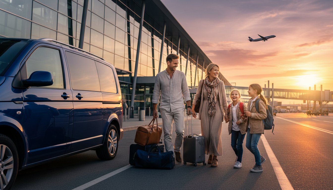 Viacmiestne taxi na letisko Viedeň: Pohodlná skupinová preprava z Bratislavy a okolia (2026)