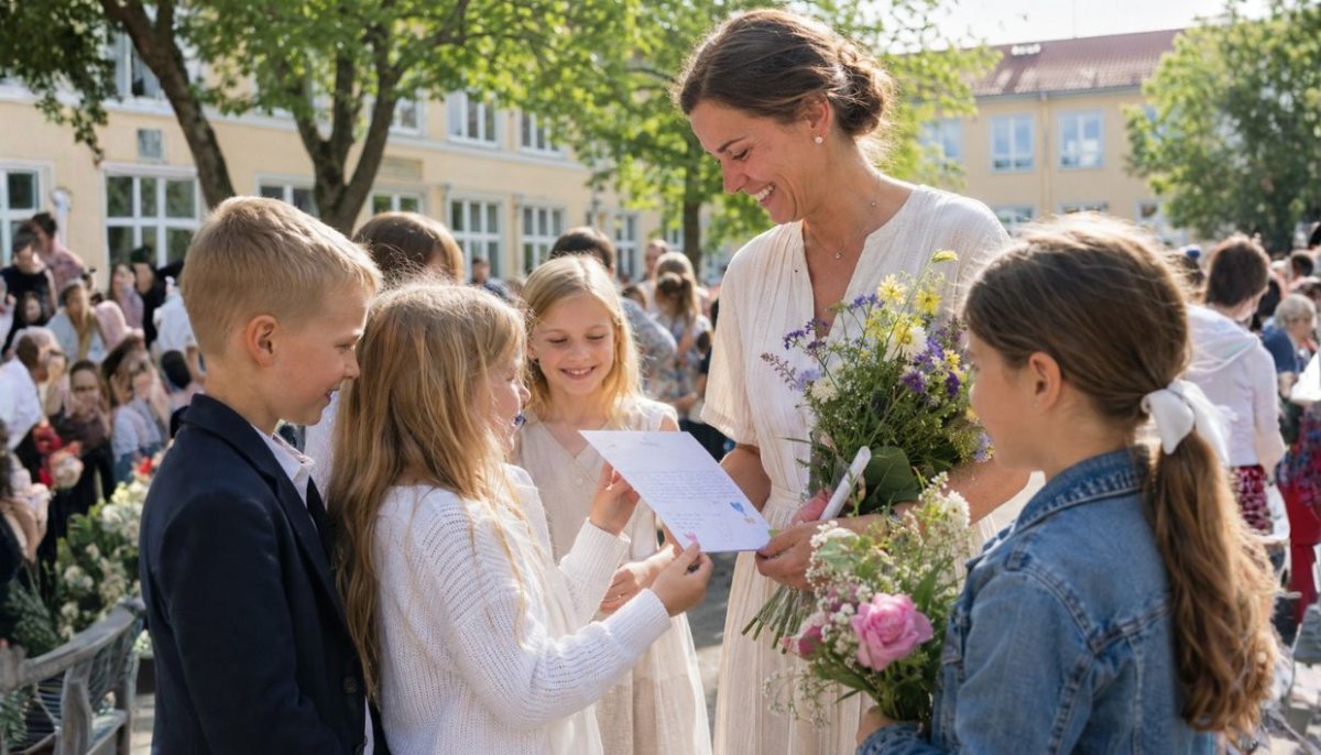 Måste man ge present till lärare?