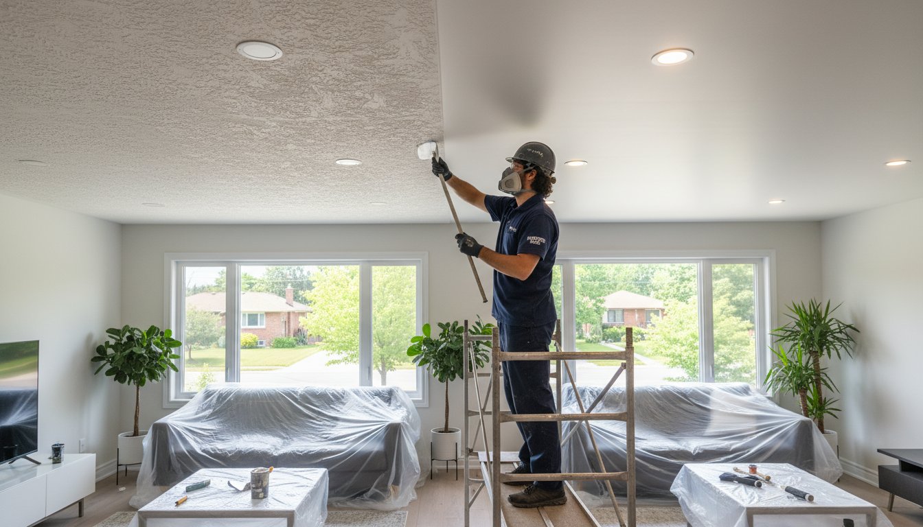 Popcorn Ceiling Removal Cost in Ottawa: 2026 Pricing & Safety Guide