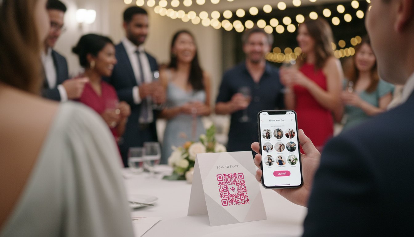 Wedding Hashtag vs QR Code for Photos: The 2026 Winner
