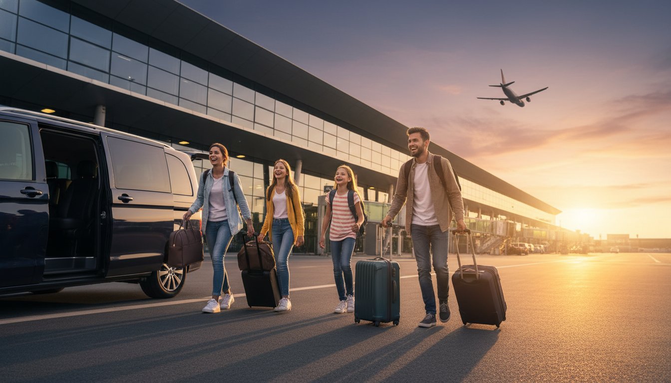 Preprava 6 osôb na Schwechat: Pohodlný a bezpečný transfer pre skupiny
