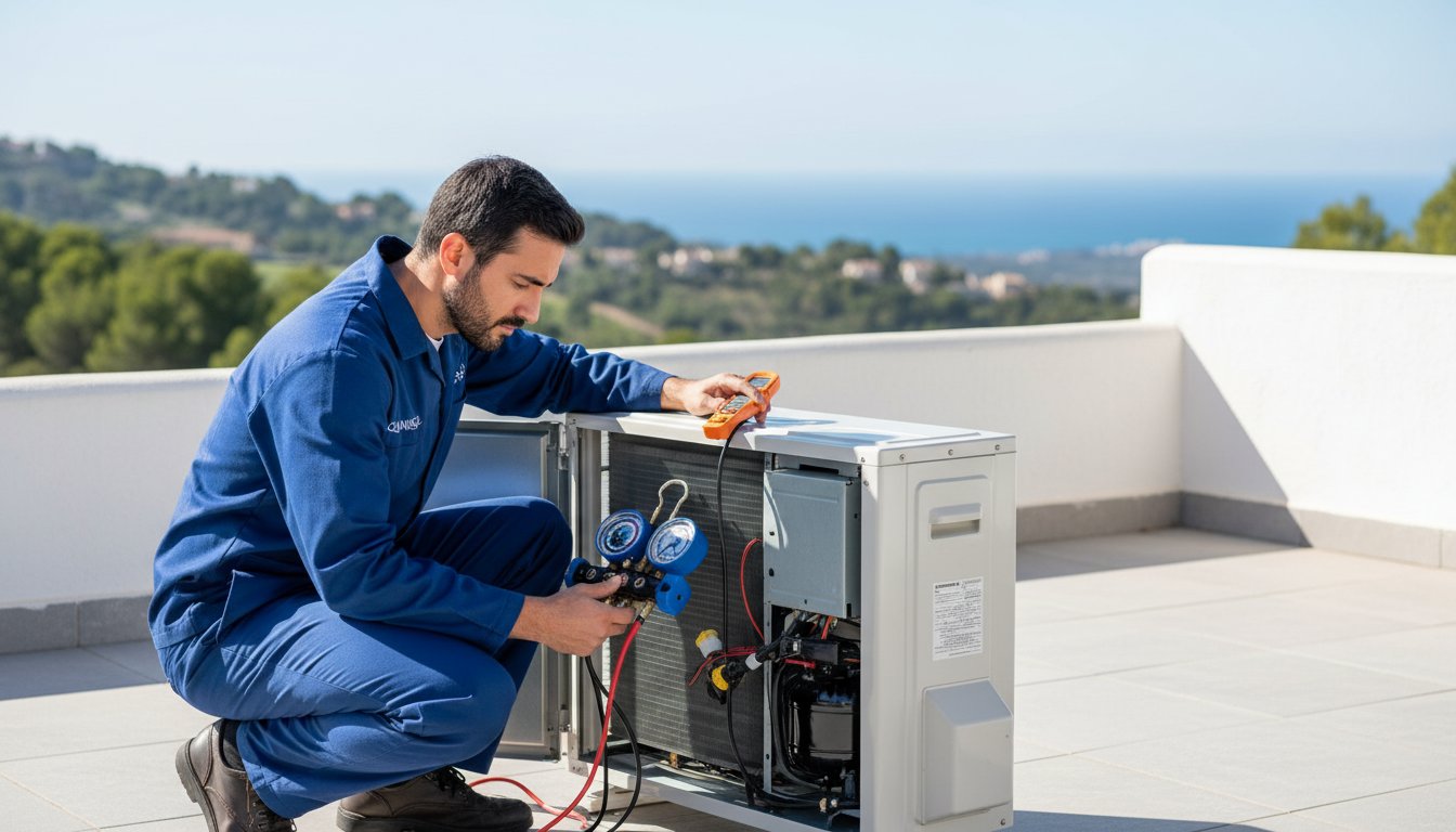 Reparación de averías de climatización: Guía técnica completa 2026