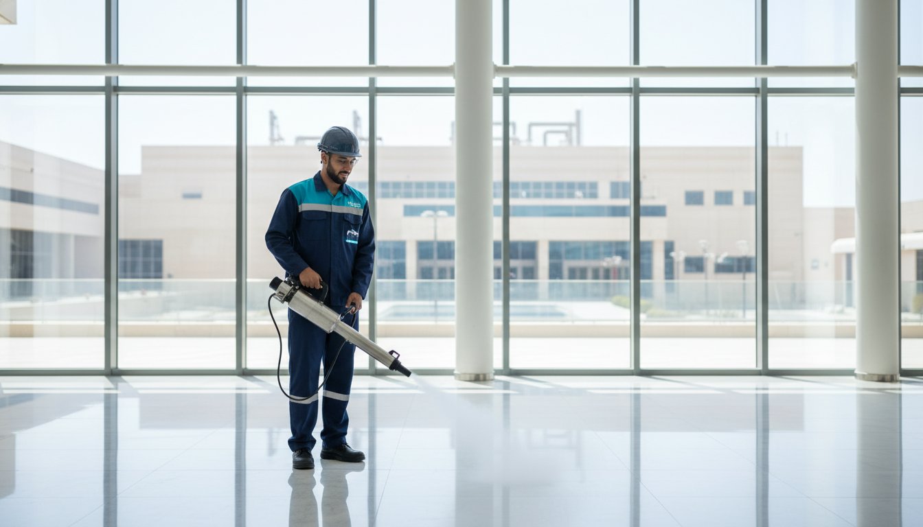 شركة تعقيم وتطهير مرافق بالقطيف: الدليل الشامل لبيئة عمل آمنة وصحية 2026