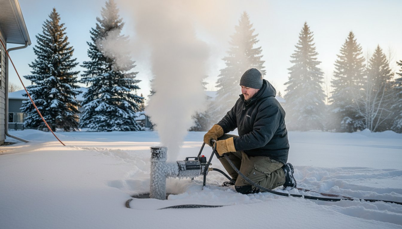Frozen Septic Line Repair in Parkland County: The 2026 Homeowner’s Emergency Guide