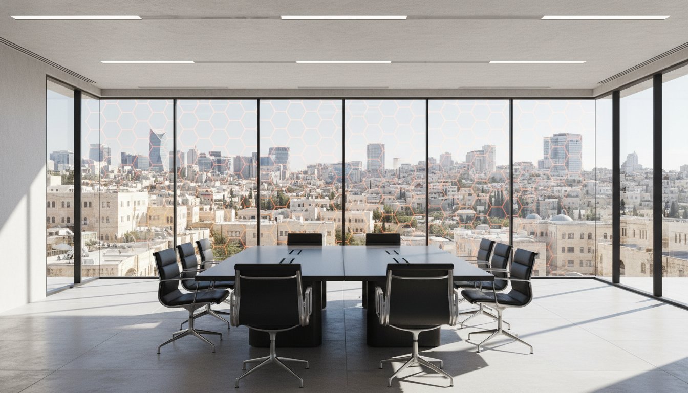 מיגון חלונות חדר ישיבות להגנת מידע: המדריך המלא לאבטחה עסקית ב-2026