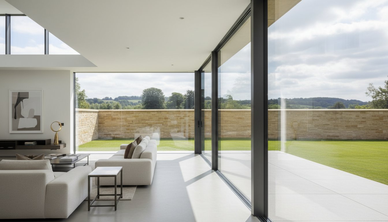 Bespoke Slimline Sliding Doors in Alderley Edge