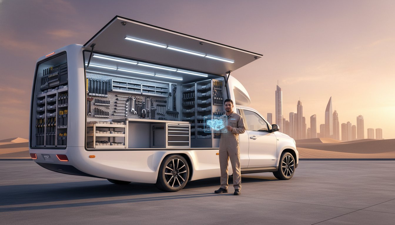 Mobile Workshop Vehicle Conversion in the UAE: The Ultimate Layout Optimization Guide