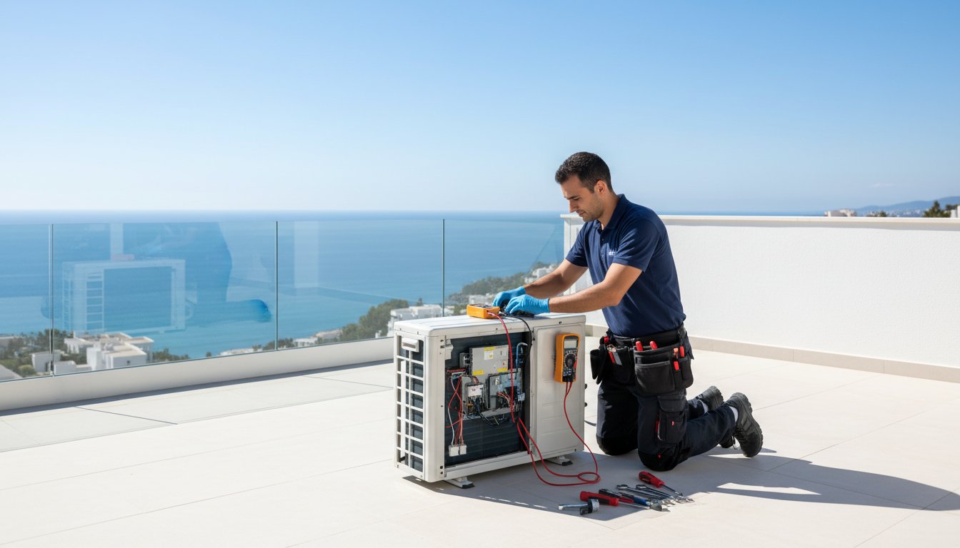 Revisión pre-verano de aire acondicionado en la Costa del Sol: Guía y Checklist 2026