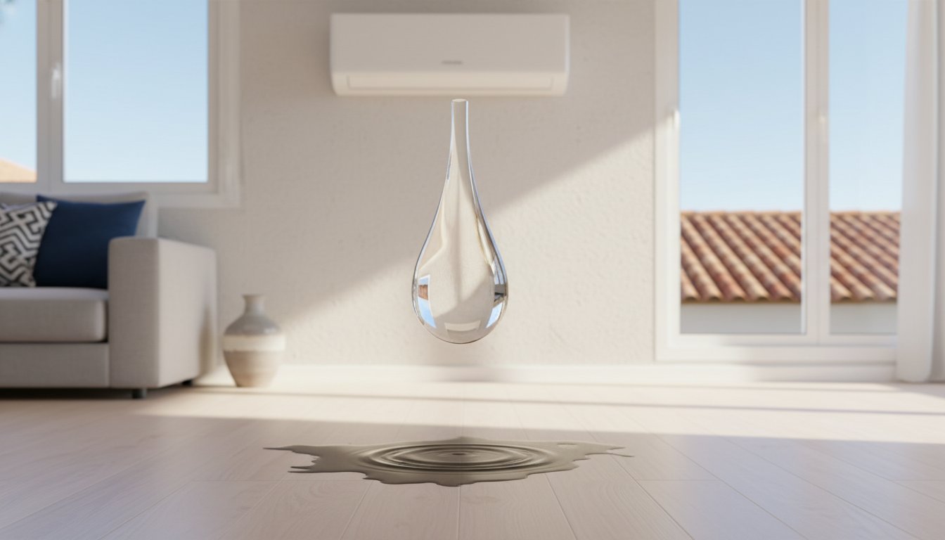 ¿Por qué el aire acondicionado gotea agua dentro de casa en Fuengirola? Causas y soluciones 2026