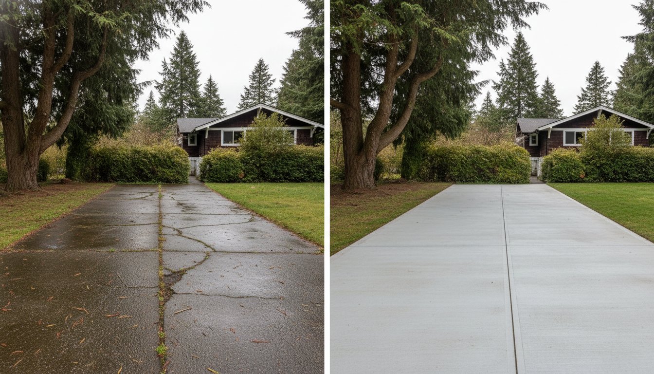 Concrete Driveway Repair vs. Replacement: Making the Right Choice in 2026