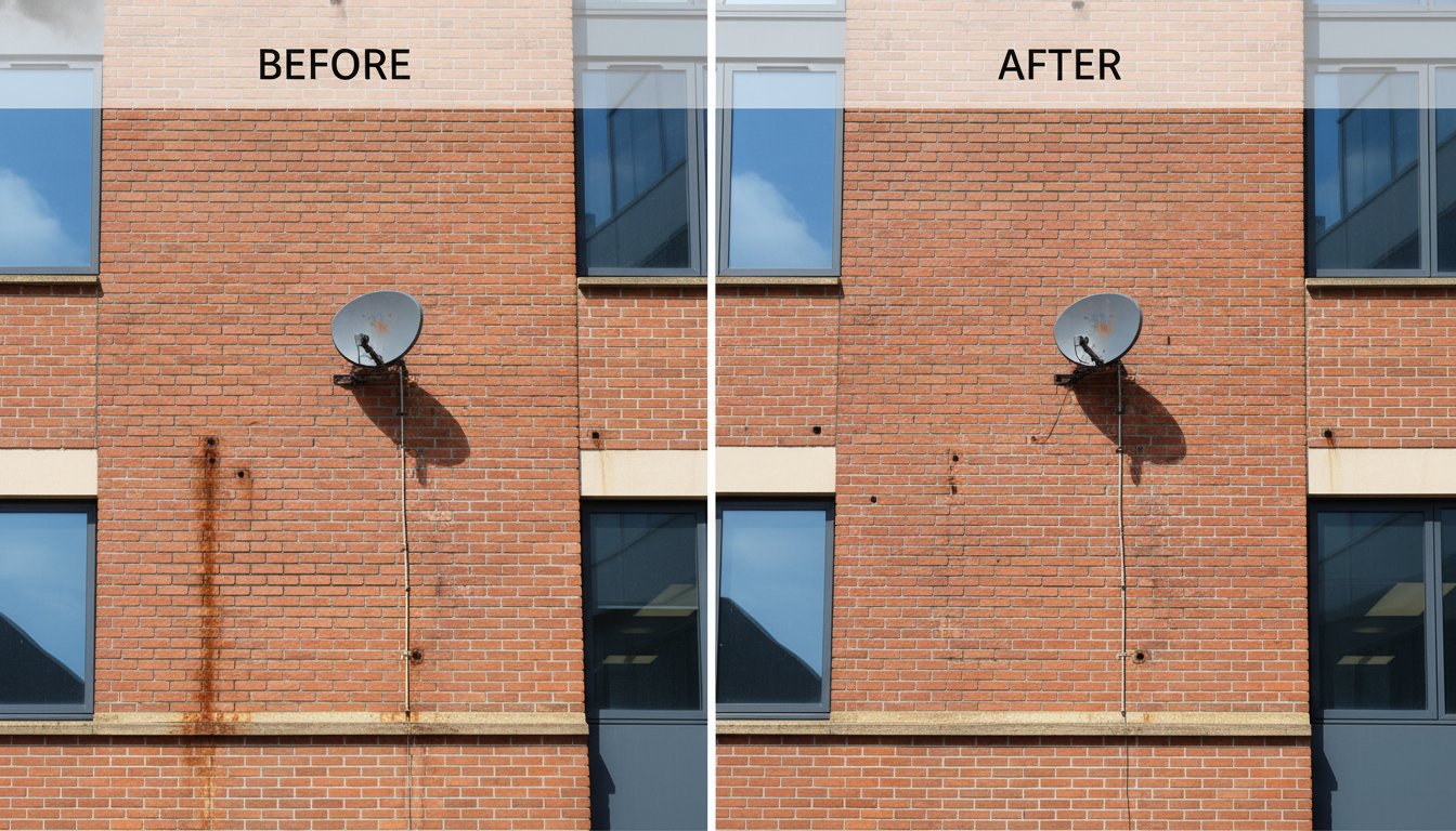 Commercial Property Aerial Removal: The Professional Guide to Facade Restoration
