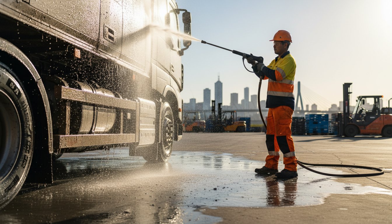 Commercial Vehicle Cleaning Specialists in Melbourne: The 2026 Fleet & Machinery Guide