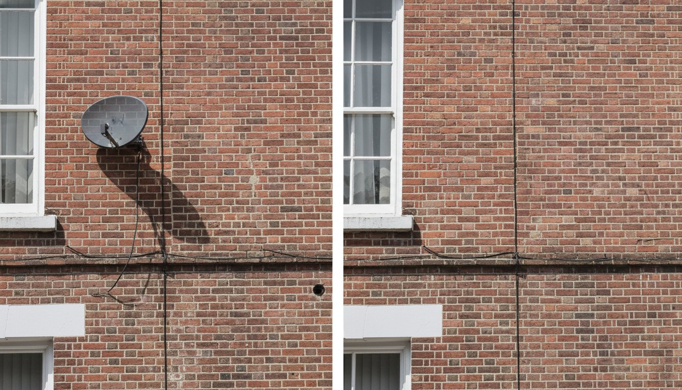 Listed Building Satellite Dish Removal: A Guide to Protecting UK Heritage Properties