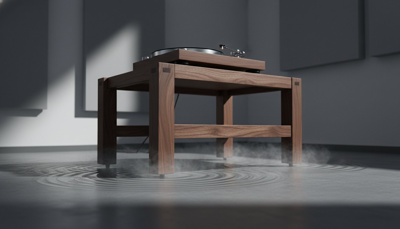 How a Solid Wood HiFi Rack Reduces Vibration & Prevents Micro-Distortions