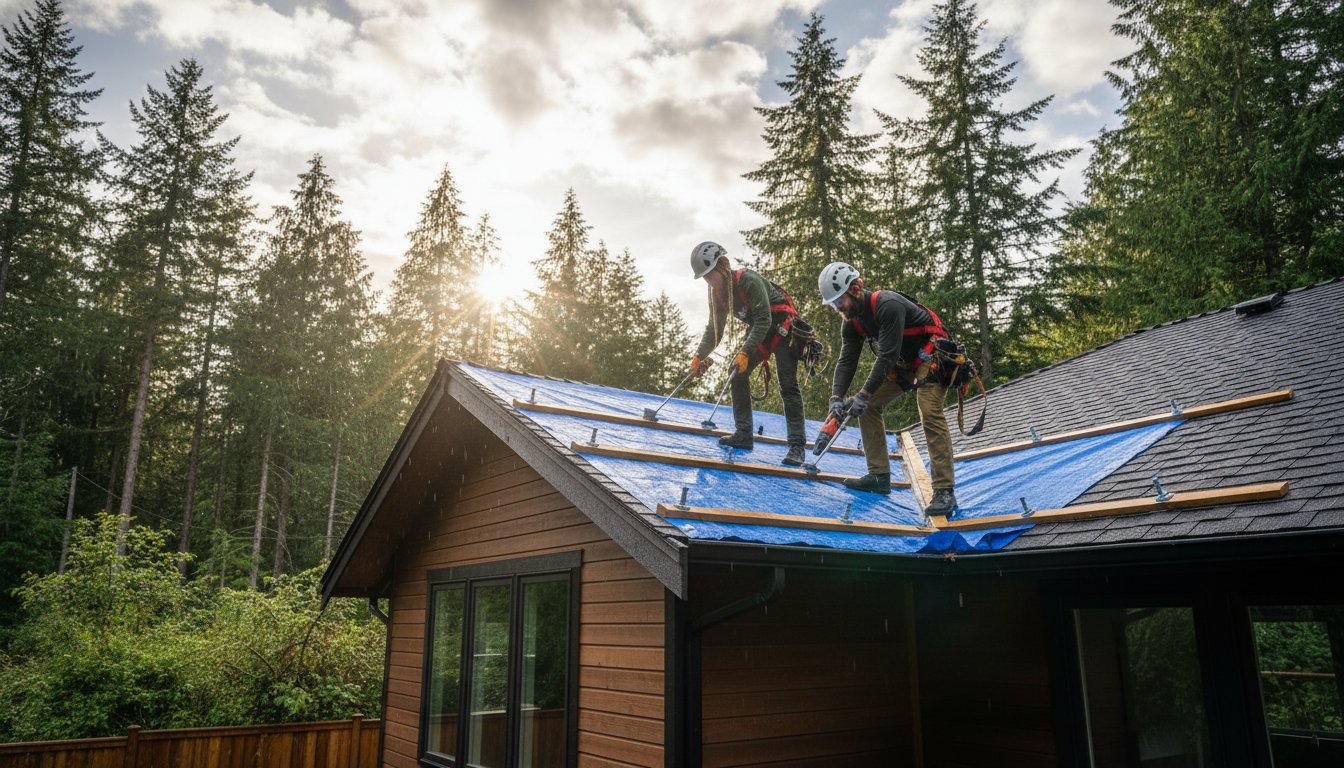 Emergency Roof Tarping Service in Marysville: Fast Response & Professional Protection