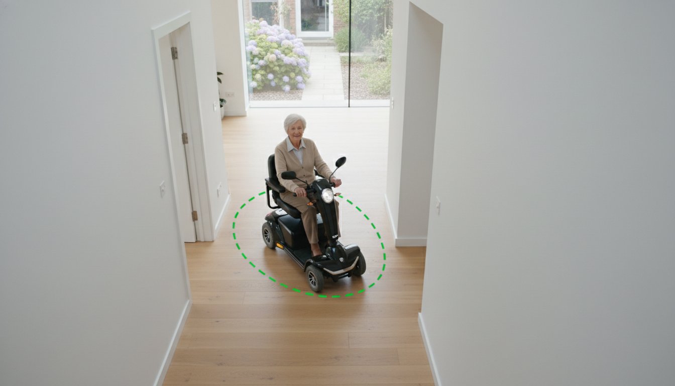 Turning Radius for Mobility Scooters Explained: A UK Guide for 2026