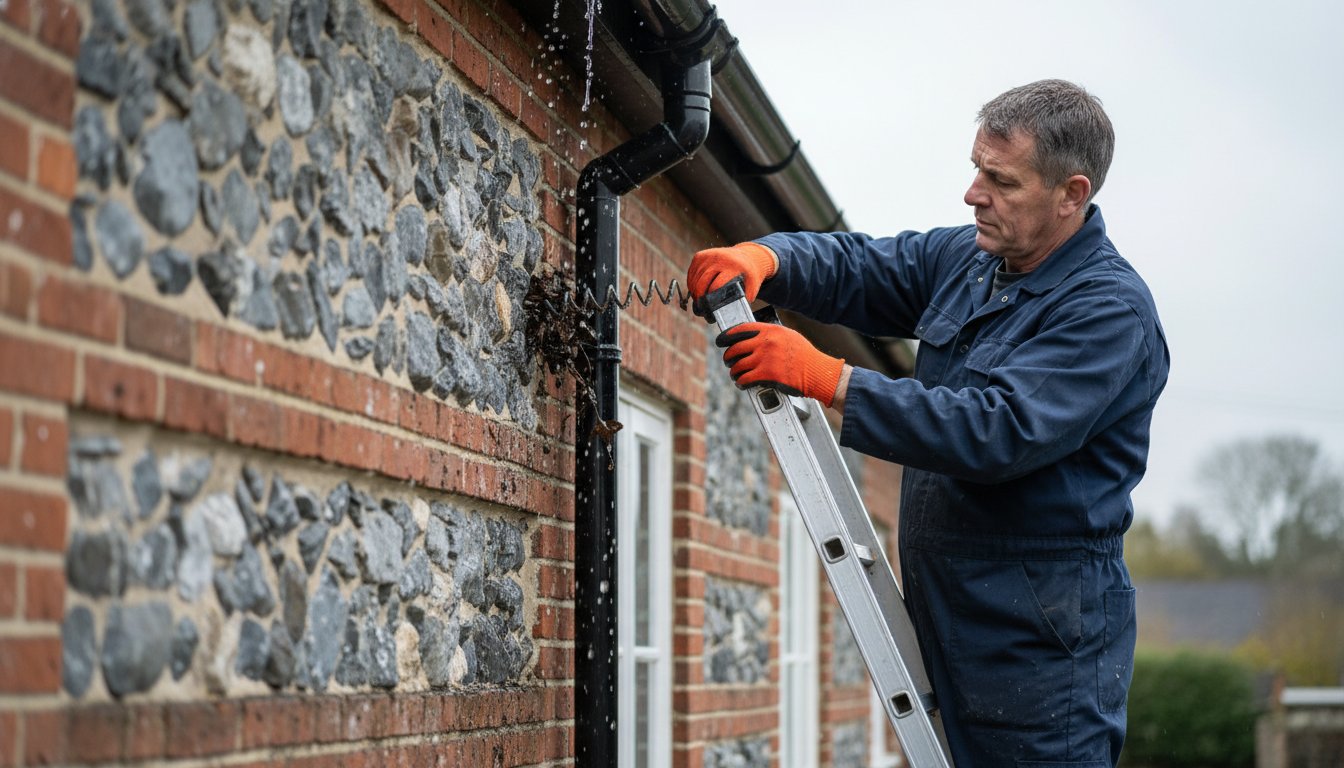 Unblocking Downpipes Service in Norfolk: Protecting Your Home from Water Damage