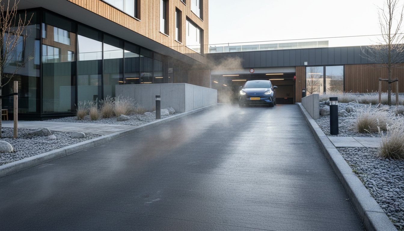 Hellingbaanverwarming: De ultieme gids voor een veilig en vorstvrij wegdek in 2026